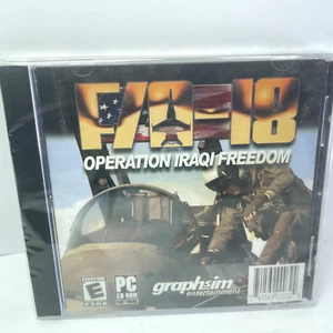 F/A-18 Operation Iraqi Freedom PC CD-ROM Game 2003 Graphsim NEW Sealed RARE - Picture 1 of 4