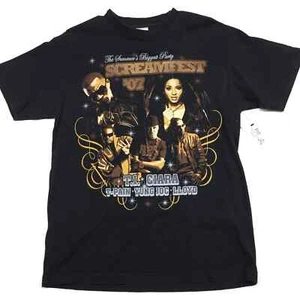 T-shirt 2007 Rap T.I. CiaraT-Pain Yung Joc LLoyd Screamfest '07 Medium - Foto 1 di 7