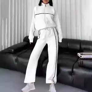 Sweatsuits For Women's Summer Set 2 Piece Outfits For Women's Jogging Track Suit - Picture 1 of 4