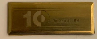 Vintage 2011 IBM's 100 Year Century Anniversary Stick on Emblem (2.5" x 1") - Image 1 of 4