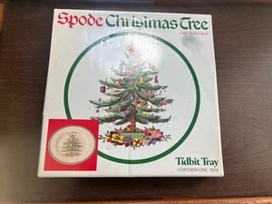 NIB Spode Christmas Tree 10.5" Tidbit Tray - Made in England - Picture 1 of 5