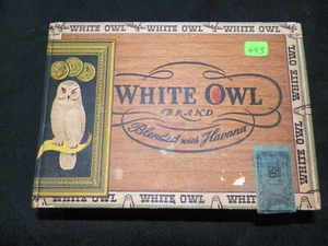 WHITE OWL BLENDED WITH HAVANA   EMPTY CIGAR BOX - Picture 1 of 6