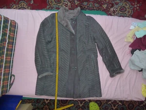 Wintermantel Damen Gr. 42-44? Rindsleder Echtfell Türkei - Bild 1 von 4