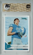 T.J. Hockenson 2019 Donruss #321 PRISTINE Rookie Card PGI 10