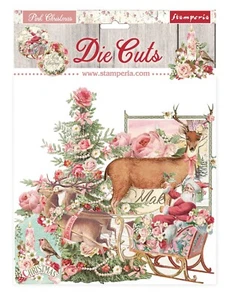 Stamperia PINK CHRISTMAS - DIE CUTS - Picture 1 of 2