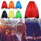 Women Mens Drawstring Backpack Bag Gym Sports Sack Balls Shoe Portable Bags R0A0
