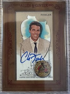 2023 TOPPS ALLEN & GINTER CHRIS FOWLER SHORT PRINT AUTO #MA-CF BROADCASTER!