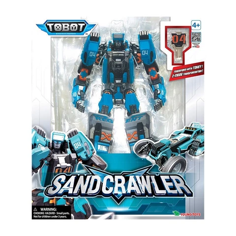 Tobot V Sandcrawler (Regent) Transforming Robot Young Toys Action Figure In Hand Cover