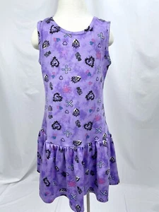 Descendants 3 D3 Girl SMALL 6-6x Purple Sleeveless Dress Evie Mal Uma - Picture 1 of 5