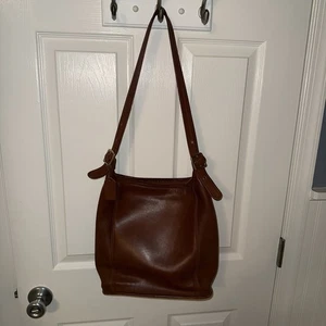 Coach Vintage Slim Duffle Tore Bag Handtasche British Tan Costa Rica Leder 9060 - Bild 1 von 13