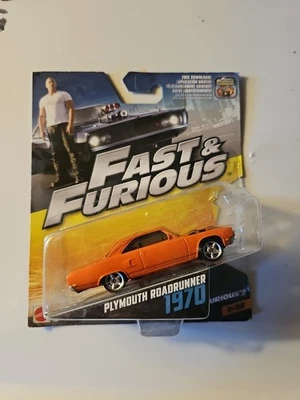 HOT WHEELS MATTEL FAST & FURIOUS 1970 PLYMOUTH ROADRUNNER FURIOUS7 (2/32) - Image 1 of 3