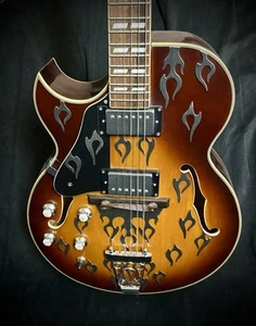Guitarra eléctrica Jay Turser para zurdos de cuerpo hueco mejorada - Imagen 1 de 19