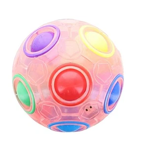 Magic Rainbow Puzzle Ball Plastic Fidget Toy - Picture 1 of 7