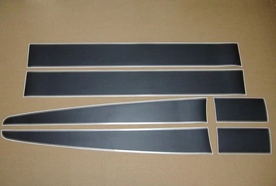 Rayas negro satinado/gris grafito para Ferrari 430 Scuderia gráficos carreras f430 Foto 1 de 4