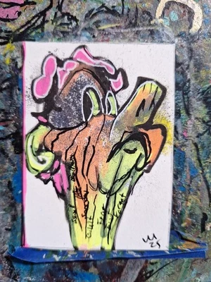 Acrílico Mujer Nariz Up ATC ROBLE ORIGINAL 3,5 x 2,5 pulgadas Foto 1 de 2