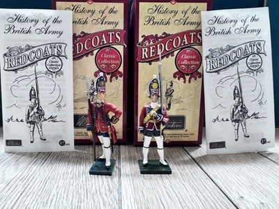 Gran Bretaña: Juego de 2 Granaderos en Caja 43004/7 - 1er Guardia de Pie, c1760. Nuevo stock antiguo Foto 1 de 3