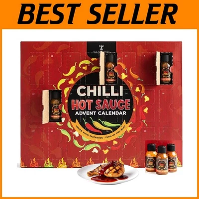 Red Hot Sauce Advent Calendar - Assorted Heat Levels - Image 1 of 4
