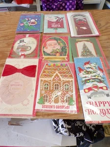 11 Viola Weihnachtskarten mit Umschlag - Neu - Bild 1 von 1