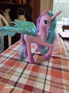 My Little Pony 2010 Talking Princess Celestia Light Up Iridescent Wings ~ WORKS! - Picture 1 of 7