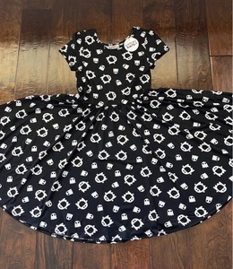 *NWT* DotDotSmile Size 8/10 Cute Ghosts Cap Sleeve Dress - Picture 1 of 5