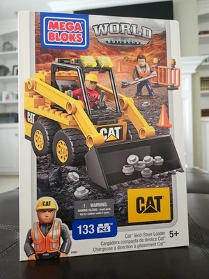 Mega Bloks/ Construx Caterpillar CAT Skid-Steer Loader #97801 New & Sealed! - Image 1 of 4