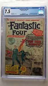 Fantastic Four #13 CGC 7.5 VF- 1st Appearance Watcher - Picture 1 of 2