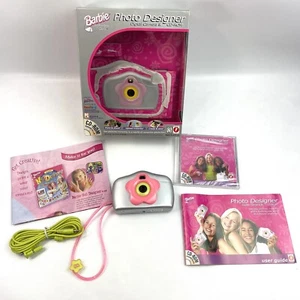 Barbie Software For Girls Photo Designer Digital Camera And CD Rom Mattel - Afbeelding 1 van 24