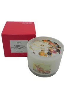 Avon Lyrd pastel embudo de fresa vela de 3 mecha, nuevo en caja, 11 oz, envío gratuito - Imagen 1 de 4