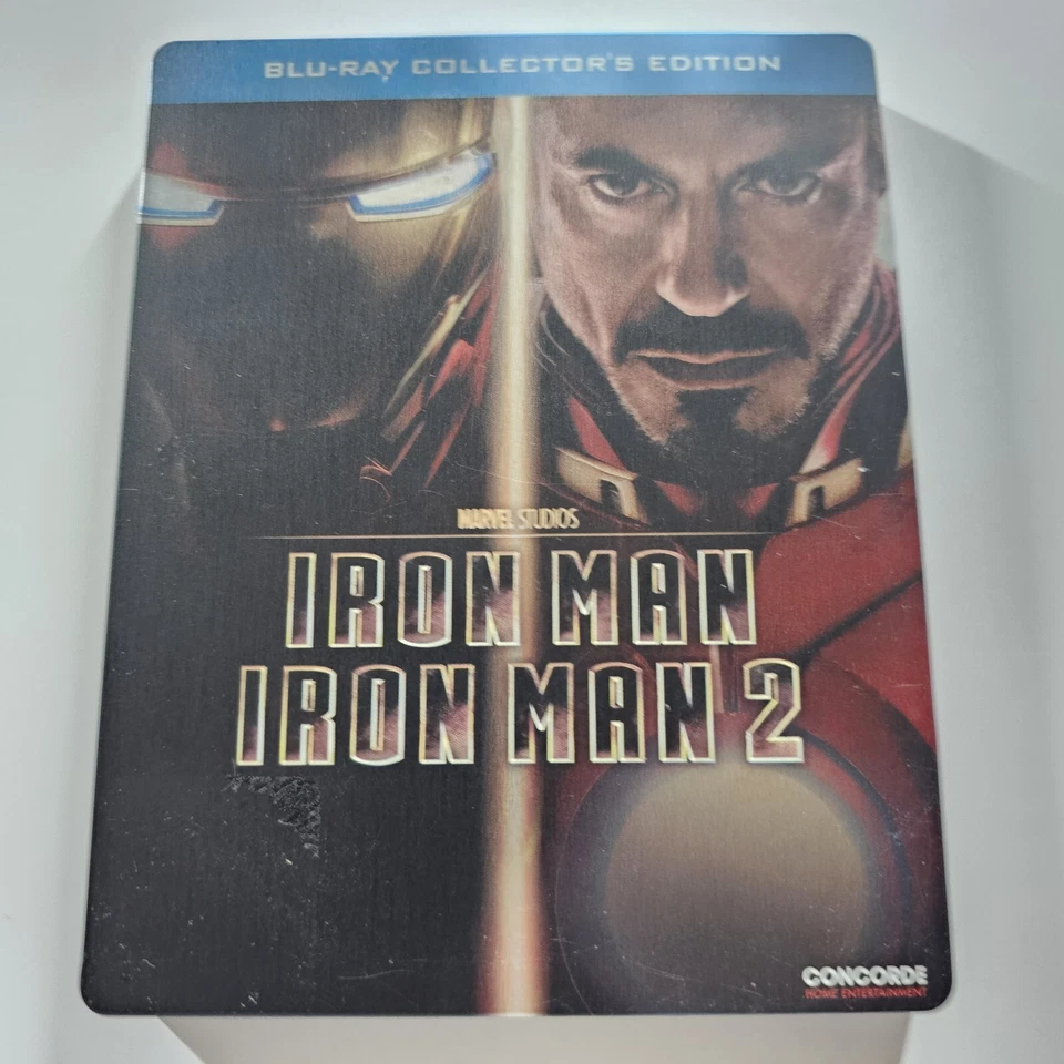 Iron Man + Iron Man 2 - Steelbook Collector´s Edition - BLU-RAY - SEHR GUT - Bild 1 von 1