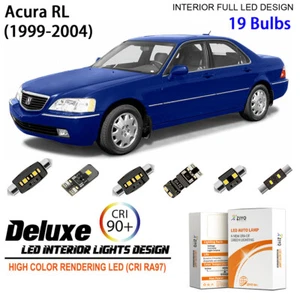 Kit de luz interior LED + bombillas de matrícula para Acura RL 1999-2004 blanco - Imagen 1 de 8