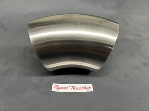 3" 45 Degree Exhaust Bend Elbow Pipe 304 Stainless Steel Butt Weld POLISHED - Foto 1 di 3