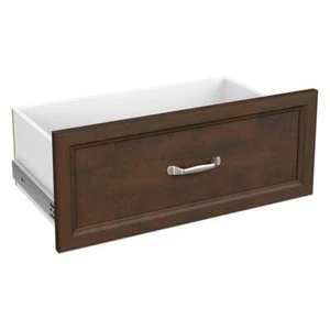 ClosetMaid Drawer Kit Soft-Close Glides 10" x 25" Chocolate Brown Traditional - Picture 1 of 5