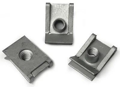 M6 Threaded Chimney Lug Nuts Motor Bike Cycle Fairings Fastener Spire Clips - Image 1 of 2