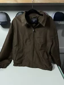 Men’s Dockers Jacket Brown Zipper Size XL - Picture 1 of 8