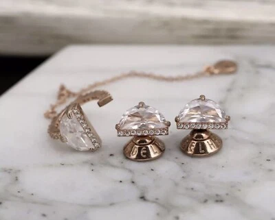 New Henri Bendel earrings Set Rose Gold Tone Free Shipping - Image 1 of 3