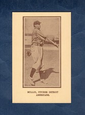 Wabash George MULLIN, Detroit Tigers | Series 2 ~ 1972 Classic Cards, Flint, MI