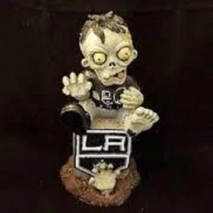 Figurina Los Angeles Kings Zombie su Logo [NUOVA] NHL Figure Garden Gnome Yard - Foto 1 di 1