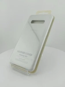 Original Samsung Galaxy S10+ Plus Leder Cover Case Schutzhülle EF-VG975LW Weiß - Bild 1 von 3