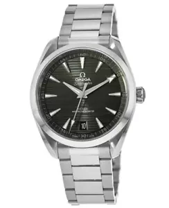 New Omega Seamaster Aqua Terra Green Dial Men's Watch 220.10.41.21.10.001 - Afbeelding 1 van 3