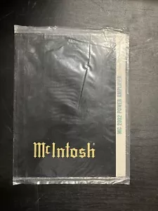 Vintage Original McIntosh Amplifier MC2002 Manual, NEW - Picture 1 of 2