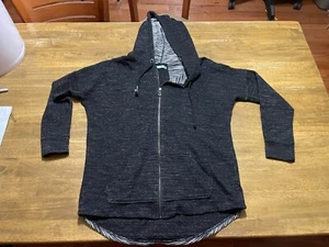 Maurices Hoodie, Women's Size Large, Black, Full Zip, Drawstring, Long Sleeve - Picture 1 of 11