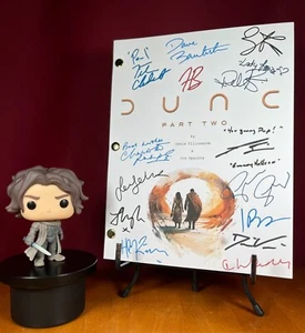 Dune Part Two Script Signed- Autograph Reprints- Dune Part 2 Script - Picture 1 of 7