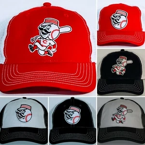 Cincinnati Reds Retro Snapback Cap ~Hat ~Vintage MLB Patch Logo ~3 Colors ~New - Picture 1 of 10