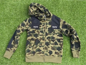 A Bathing Ape BAPE Camouflage Camo Full Zip Hoodie Jumper Mens M Medium - Bild 1 von 6