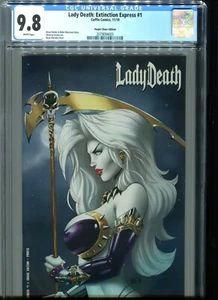 LADY DEATH EXTINCTION EXPRESS #1 KINCAID PURPLE CHASE EDITION CGC 9.8 - Picture 1 of 1