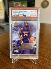 Kobe Bryant 2007 Upper Deck Sweet Shot Sweet Stitches Jersey Relic PSA 9 POP 5