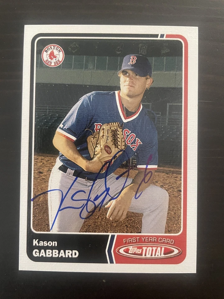 2003 Topps Total #899 Jason Gabbard Boston Red Sox Signed Card Autographed - Image 1 of 1