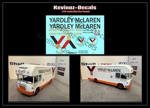 Calcomanías escala 1/43 para Yardley McLaren F1 Transporter - Imagen 1 de 4