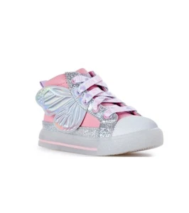 Zapatillas deportivas Athletic Works Girls Light Up Hi Top Butterfly oreja luces talla 9 - Imagen 1 de 7