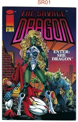 Savage Dragon #12 1st She Dragon 1993 Image VF sr01 - Image 1 of 2